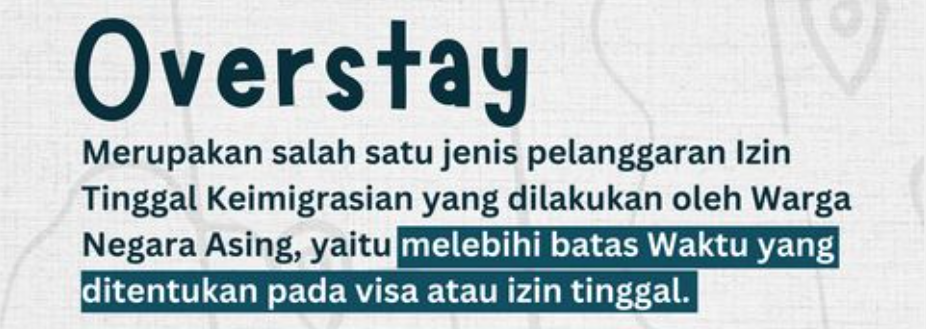Overstay Warga Negara Asing